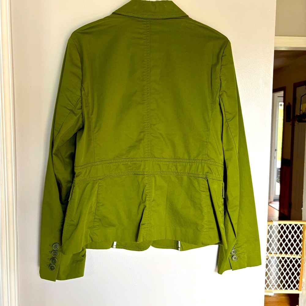 🫒 NWOT Talbots Olive Green Women's Blazer 🫒 - Picture 3 of 8
